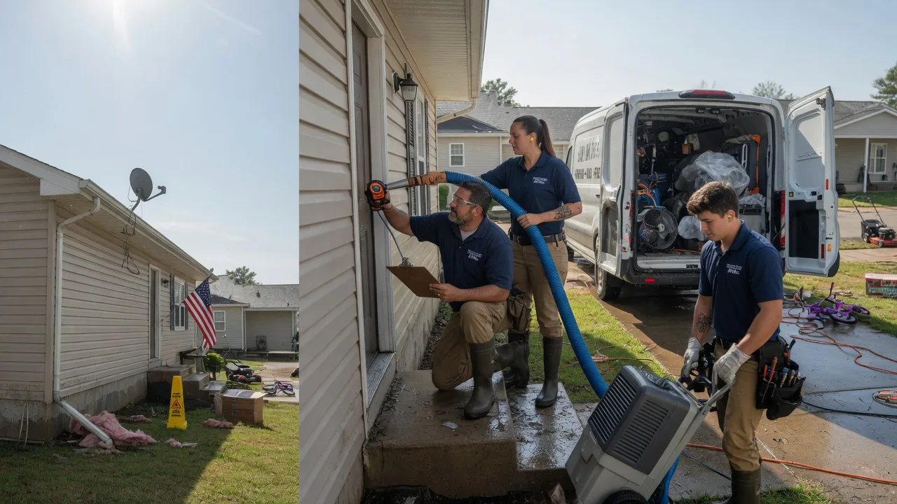 Ceiling Water Damage Restoration in Raceland, LA near me